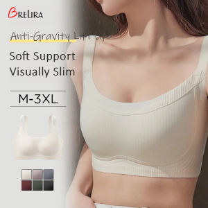 【SingaBralette】 High Support Push Up Bra Seamless Functional Bra Wireless Comfort Breathable 3D Contour Anti Sagging Lift​ Underwear