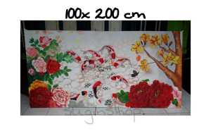 LUKISAN UKURAN BESAR 100X 200 CM