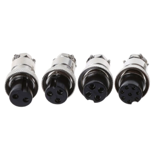 GX16 3/4/8 Pin Thread Female Circular Butting Aviation Socket Plug Wire Cable Panel Quick Connector Adapter Replacement Accessories