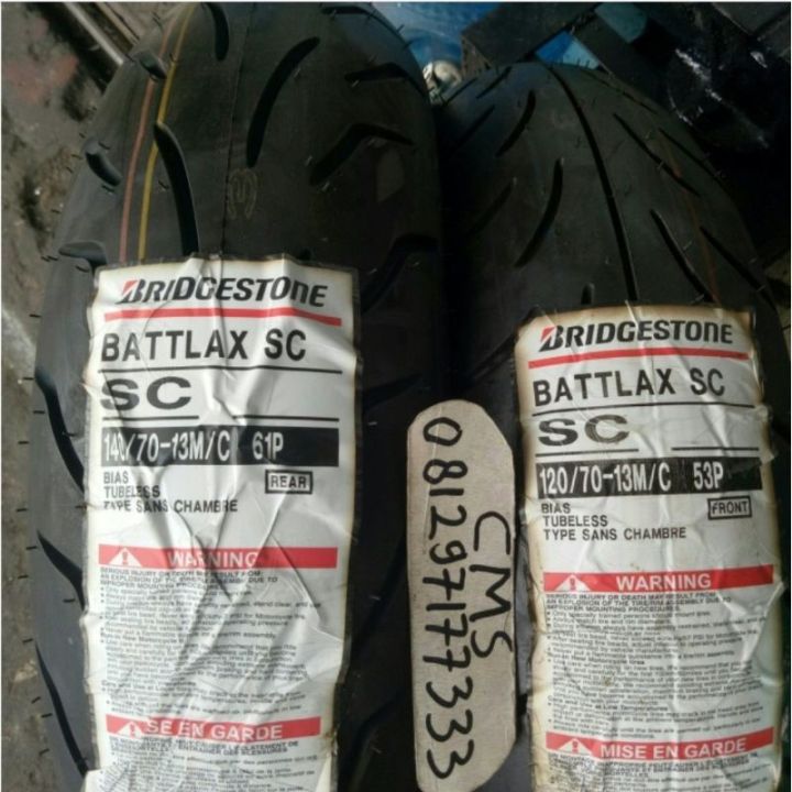 新品 BATTLAX SC 110/70-13 NMAX155 BS バトラックス BRIDGESTONE ブリヂストン BATTLAX SC110⁄70-13M⁄C 48P