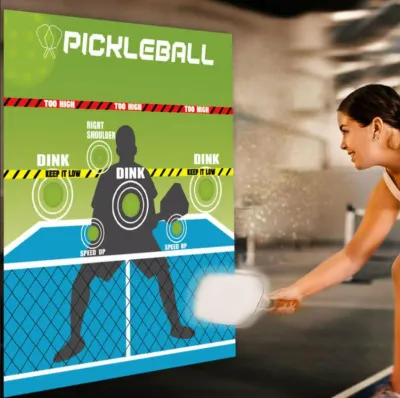 Pickleball Dink Pad for Beginners Pickleball Practice Rebounder for Yard Gym