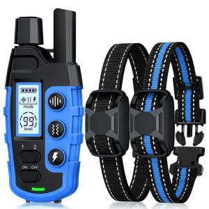 3300Ft Electric Dog Training Collar Remote Control WaterproofBehavior For 5-120lbs Shock Vibration For Dogs