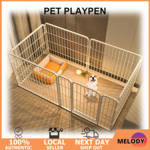 【SG Stock】Pet Playpen-Dog Cage Dog Fence Pet Cage Dog Playpen Easy Installation Strong Durable Pet Fence-Pet Fence