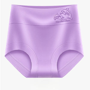 Super Soft Modal Panty for Women Breathable 10A Graphene Antibacterial Crotch Briefs Mid-waist Seamless Underwear Hip-cover No-feeling Panties