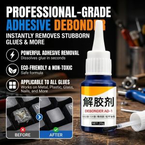 Quick-Dissolving Adhesive Remover Powerful Degreaser Super Glue Cleaner Adhesive Residue Remover Sticker Glue Cleaning Agent for Home Tools Surfaces