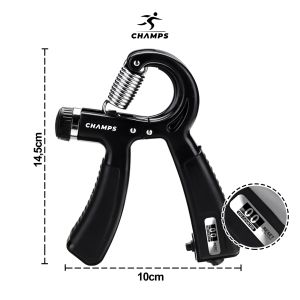 CHAMPS HandGrip Otot Tangan 5-60 Kg 10-100 Kg - Alat Olahraga Untuk di Rumah lat Olahraga Tangan