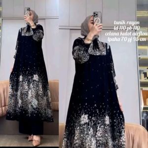 ERINA LONGSET TALI BEST SELLER SETELAN MIDI KULOT TERLARIS SET TUNIK WANITA KEKINIAN