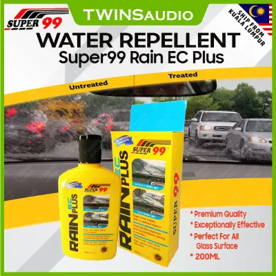 Super 99 RAIN EC PLUS Car Glass Windscreen Surface Water Repellent 200ml