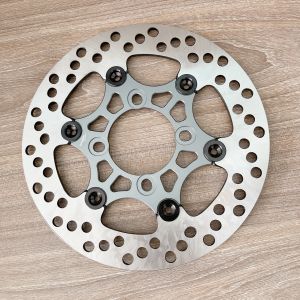 Đĩa Swit size 220mm màu xám nút đen Gắn Cho Các Dòng Xe 4 lỗ thông dụng Ya - Honda - Suzuki - SYM