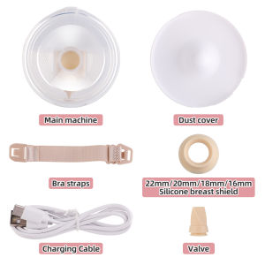 [🎁Free Gift] Mafababe Wearable Electric Breast Pump Wireless Handsfree Breastpump USB Rechargeable Light Weight Breast Pump 16/18/20/22mm Shield