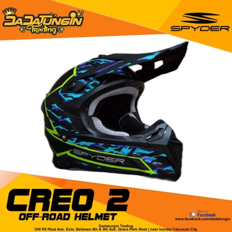 Spyder helmet hot sale motocross