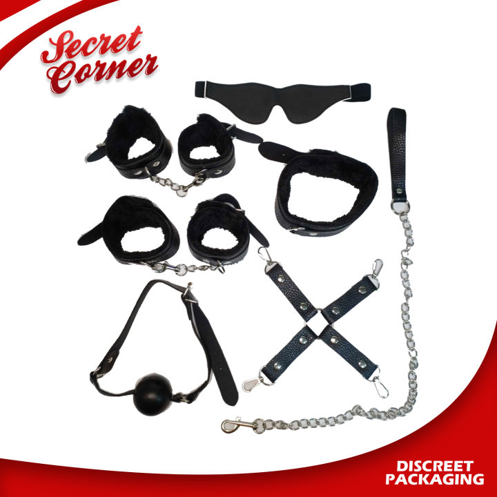 Secret Corner Plush BDSM Bondage Set Sex Toys For Men Sex Toys For Women  For Couples - Black | Lazada PH