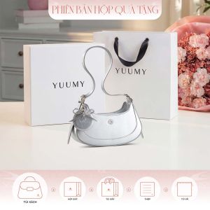 Bộ hộp quà YUUMY (Túi đeo vai nữ YUUMY YN345 + Hộp quà YHQ3T + Túi giấy YTG3T + Túi rút BVR3838 + Thiệp cảm ơn YBT1)