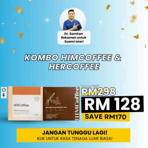 Himwellness Dr Samhan HIMCoffee Coffee Supplement for Men Khas untuk Tenaga Lelaki Stamina & Vitality Support Single Item / Kombo Item