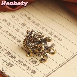 Heabety Statue Figurine Wealth Brass Decor Prosperity Chinese Style Ornament Fengshui