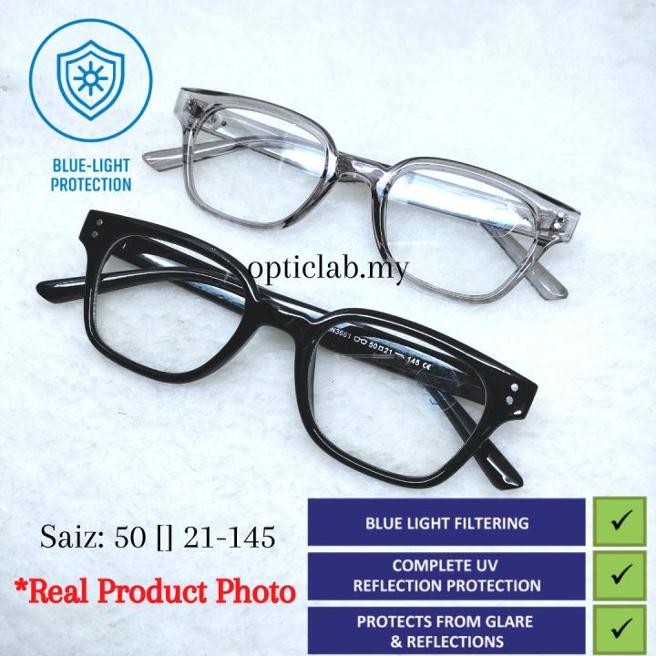 Anti Blue Light HD vision Computer Glasses Anti Silau Driving