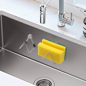 Magnetic Sponge Holder for Kitchen Sink Stainless Steel Drain Rack Detachable Cleaning Cloth Shelf Dish Drainer Kitchen Accessories