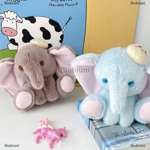 [COD] Biubiuni Dễ thương con voi Thú nhồi bông đồ chơi sang trọng Keychain mềm búp bê xe Keyring cho phụ nữ vài trẻ em túi quyến rũ Mặt dây chuyền món quà sinh nhật