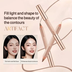 Double Ended Contouring Pen for Face Nose Natural Three Dimensional Matte and Highlighting立体双头光影修容笔