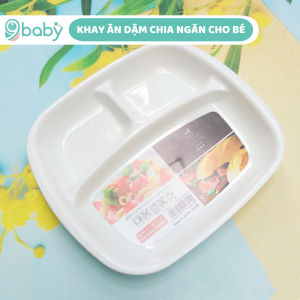 Khay ăn dặm Nakaya chia 3 ngăn nội địa Nhật