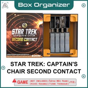 Star Trek: Captains Chair Second Contact Board Game Box Organizer Insert
