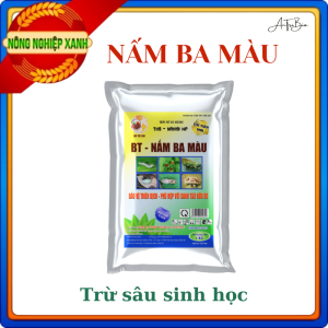 NẤM XANH NẤM TRẮNG NẤM TÍM: BT NẤM BA MÀU Gói 1kg trừ sâu
