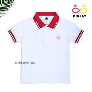 Dirfay Kids Baju Kaos Kerah Anak Laki Laki Usia 1-12 Tahun