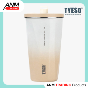 [ANM TRADING] TYESO Tumbler Gradient High Quality With Straw 600 ml Termos Botol Minum Premium Vacuum Insulated Straw Cup 600 ml