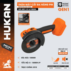 Thân Máy Cắt MINI HUKAN G1-A100MN | Trục chính: M10 Đường Kính Lưỡi 75-100MM Nhỏ Gọn Bảo Hành 9 Tháng