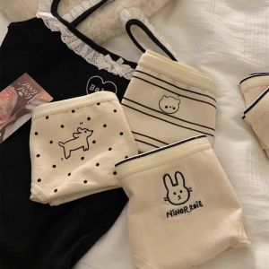 COD 5A toàn bộ quần lót kháng khuẩn cotton mềm mại ngọt ngào và đáng yêu quần sịp cotton tinh khiết quần lót cotton trung bình quần lót cô gái in hình hoạt hìnhFGGFDFGHG