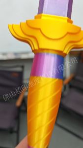 Oldlaiben Kpop Weapon Props Cosplay 3D Print Rumi Long Sword Demon Hunter Costume Accessorie Toys Gift