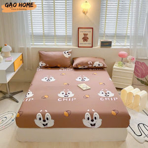 Set 3 Món Bộ Ga Và 2 Vỏ Nằm 100% COTTON TỰ NHIÊN - Cotton Living Xịn Nhập Khẩu - ADU79