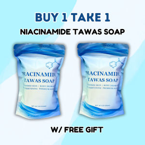 Niacinamide Tawas Soap 100g | skin lightening cleanses skin body deodorant