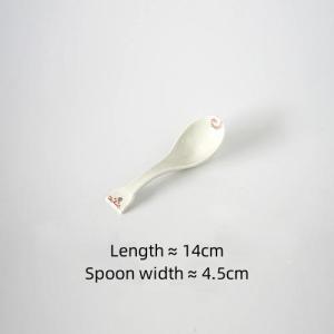 OMK Japanese style Ceramic Soup Spoon