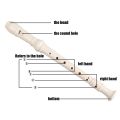 8 Hole Flute Students Holes Beginner Flute Children Primer Flute/Professional Sound Easy Adjustable ABS Non-Toxic. 