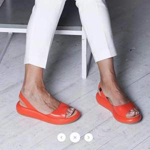 [Free Shipping] In-Stock Autumn WomenS Peep-Toe Sandals With Elastic Straps Wear-Resistant Low-Heeled WomenS Shoes Large Size Flat Sandals