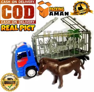 ( BISA COD ) PROMO Mainan Anak Mobil Mobilan Truk Truck Angkut Hewan - Truck Binatang Tarik / Animal World Car Toys / Mainan Anak Laki Laki / Mainan Anak Perempuan / Mainan Edukasi Anak 3026 Murah