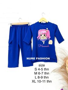 BAJU ANAK PEREMPUAN VITA KID CARGO S M L XL