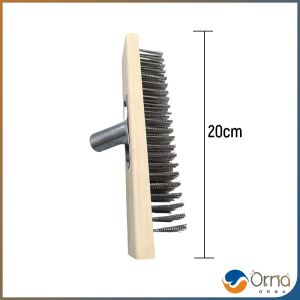 Orna แปรงลวดสเตนเลส แปรงลวดขัดพื้น สําหรับทําความสะอาดพื้น ทนทาน Stainless steel brush head
