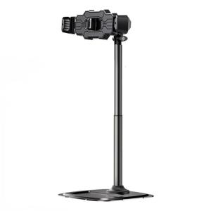 Rotating Double Position Phone Mount for Live Broadcast Retractable Tabletop Phone Tablet Support Cradles Holder Stand