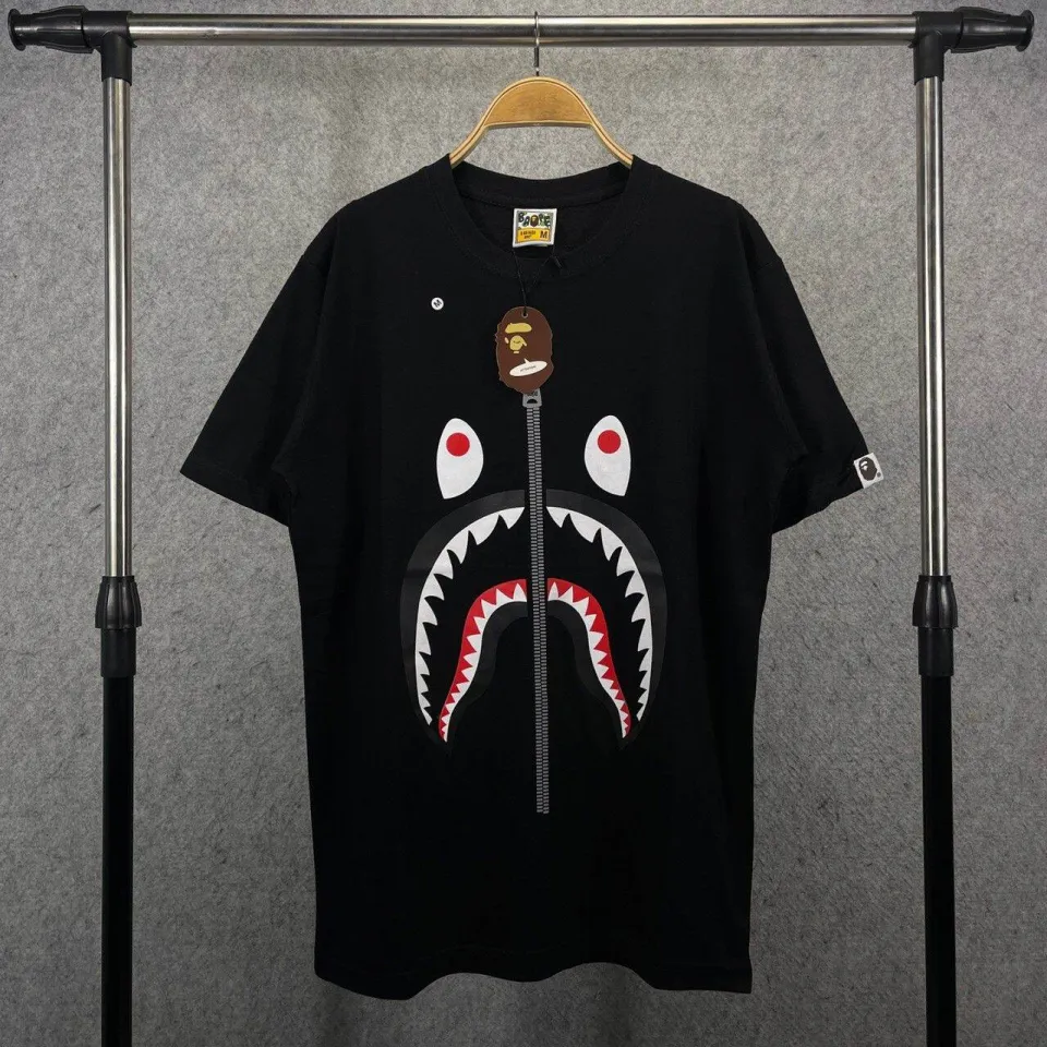 KAOS PENDEK BAPE SHARK BLACK Lazada Indonesia