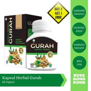 [Bisa COD] Distributor Kapsul Herbal Gurah Mengobati Gangguan Pernapasan Alami Terlaris