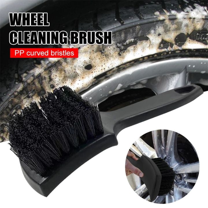 DVFDA Car Maintenance Durable Auto Detailing Car Brushes Black White