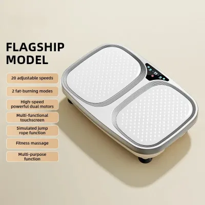 FUYOGI Vibration Plate Workout Machine High-power Upgrade Motor LCD Space-saving Lazy Shaking Whole Body Fitness Home Equipment