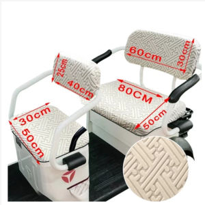 Universal size stretchable Electric Car Seat Cushion Cover All-Inclusive Step Convertible Electric Three-Wheel Wear-Resistant Tricycle Seat Cushion Breathable Universal Cover