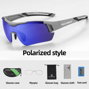 ROCKBROS Cycling Glasses Polarized Shades For Men Sports MTB Bike Glasses Women Outdoor Sunglasses Eyeglasses Cycling Eyewear Goggle