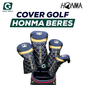 Cover gậy golf Honma Beres chất liệu ngoài da cao cấp bên trong lót nỉ chống xước bề mặt gậy golf