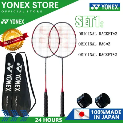 【Buy 1 Get 5 Free】YONEX ARCSABER 11 PRO Badminton Racket Full Carbon Single 4UG5 26-30Lbs 83g Made In Japan [Freebies :2 * hand glue 12 * shuttlecock 2 * bag 1]
