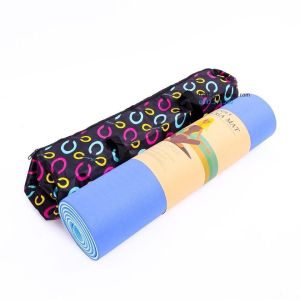 Thảm Tập Yoga Gym Chống Trượt Chống Thấm Nước Tiện Dụng - Chất Liệt TPE 2 Lớp Dày 6mm Dài 1m7 Ngang 61cm
