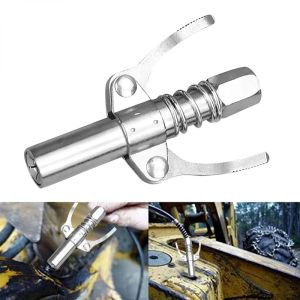 🔥 🔥24 hours delivery 🔥 🔥 10000psi High Pressure Grease Gun Coupler Lock Manual oil Grease Gun pump Nozzle Double handle Grease Gun Nozzle